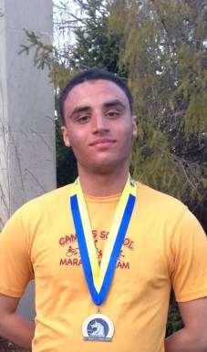 George Acevedo Jr. after being reunited with his parents